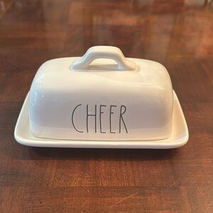 Rae Dunn Covered Butter Dish Keeper Cheer Farmhouse
